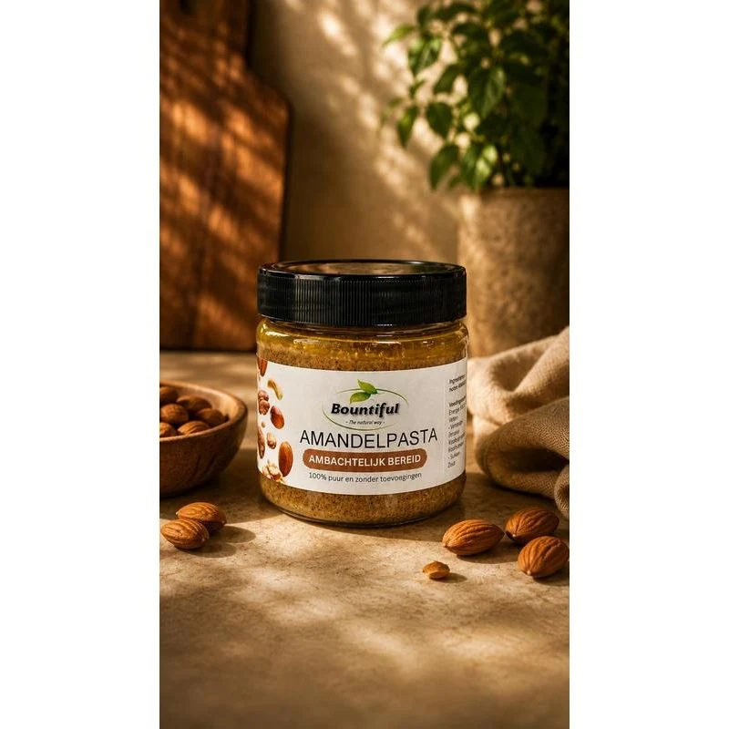 Bountiful Amandelpasta vers geroosterd 350 gram